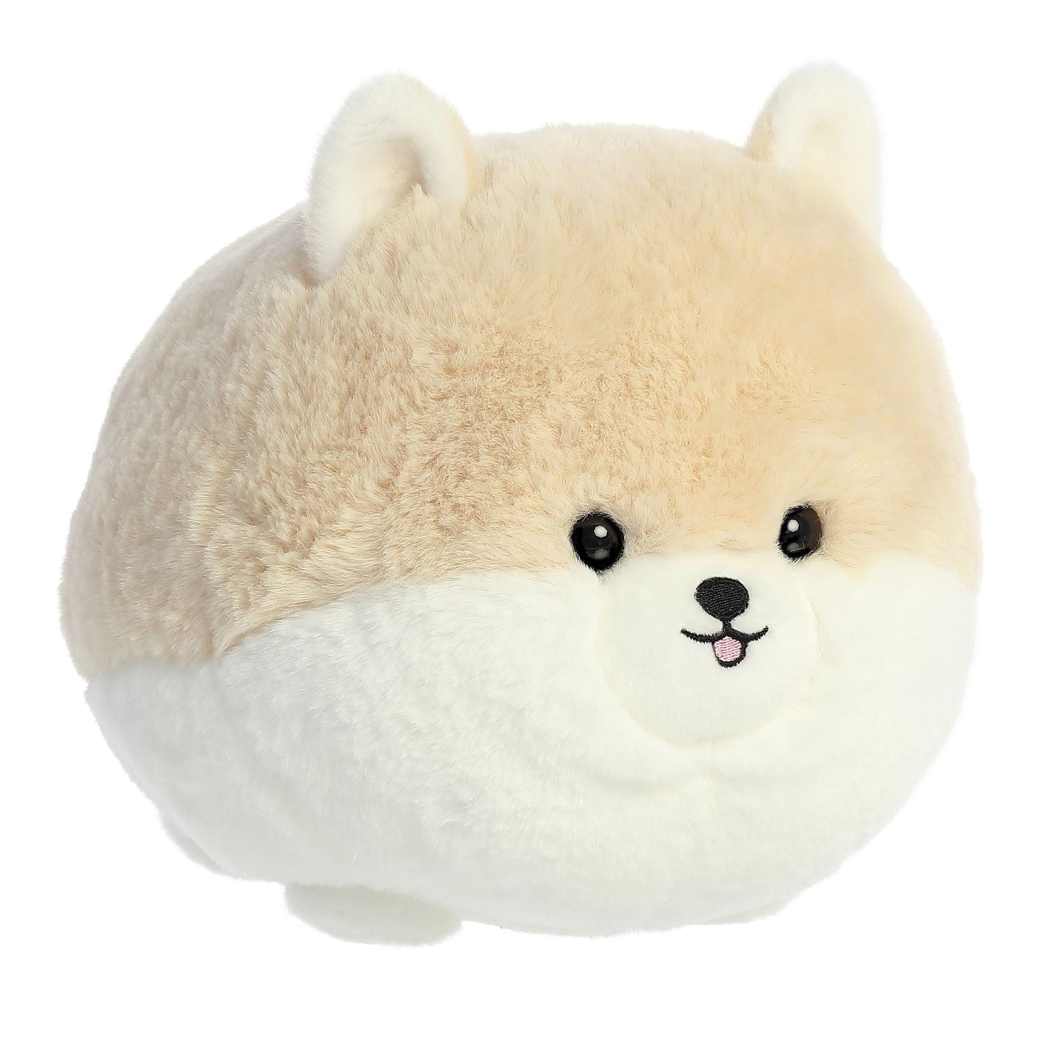 Teddy Pets Cream Pom Plush Toy Stuffed Animal, 10 in