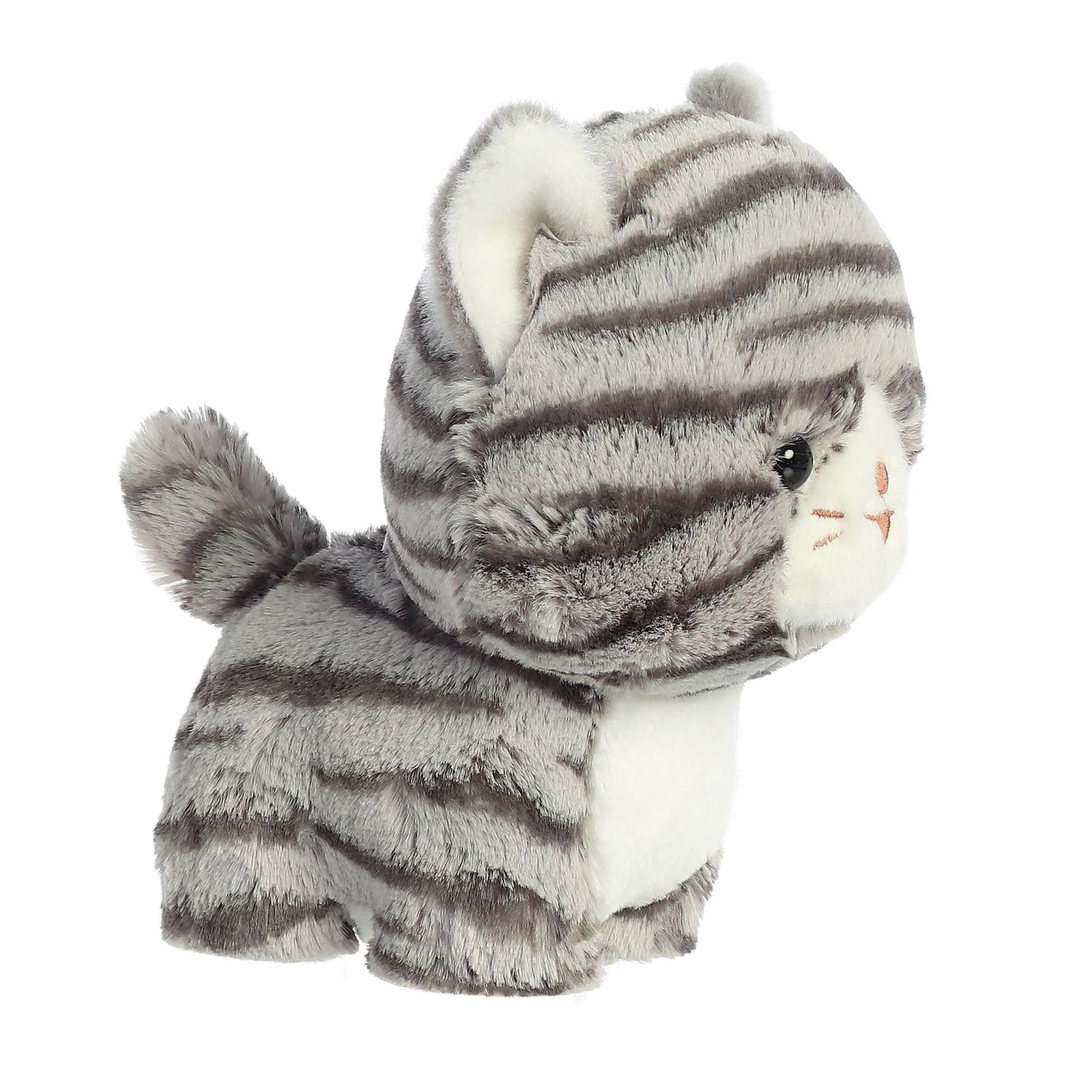 Teddy Pets Grey Tabby Plush Toy Stuffed Animal, 7 in