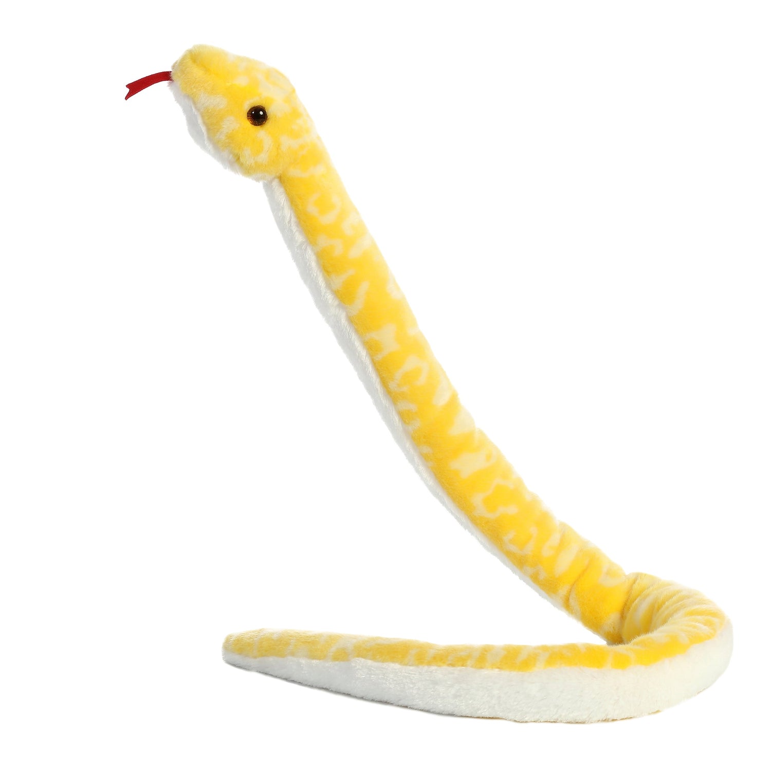 Snake Albino Burmese Python Plush Toy Stuffed Animal, 50 in