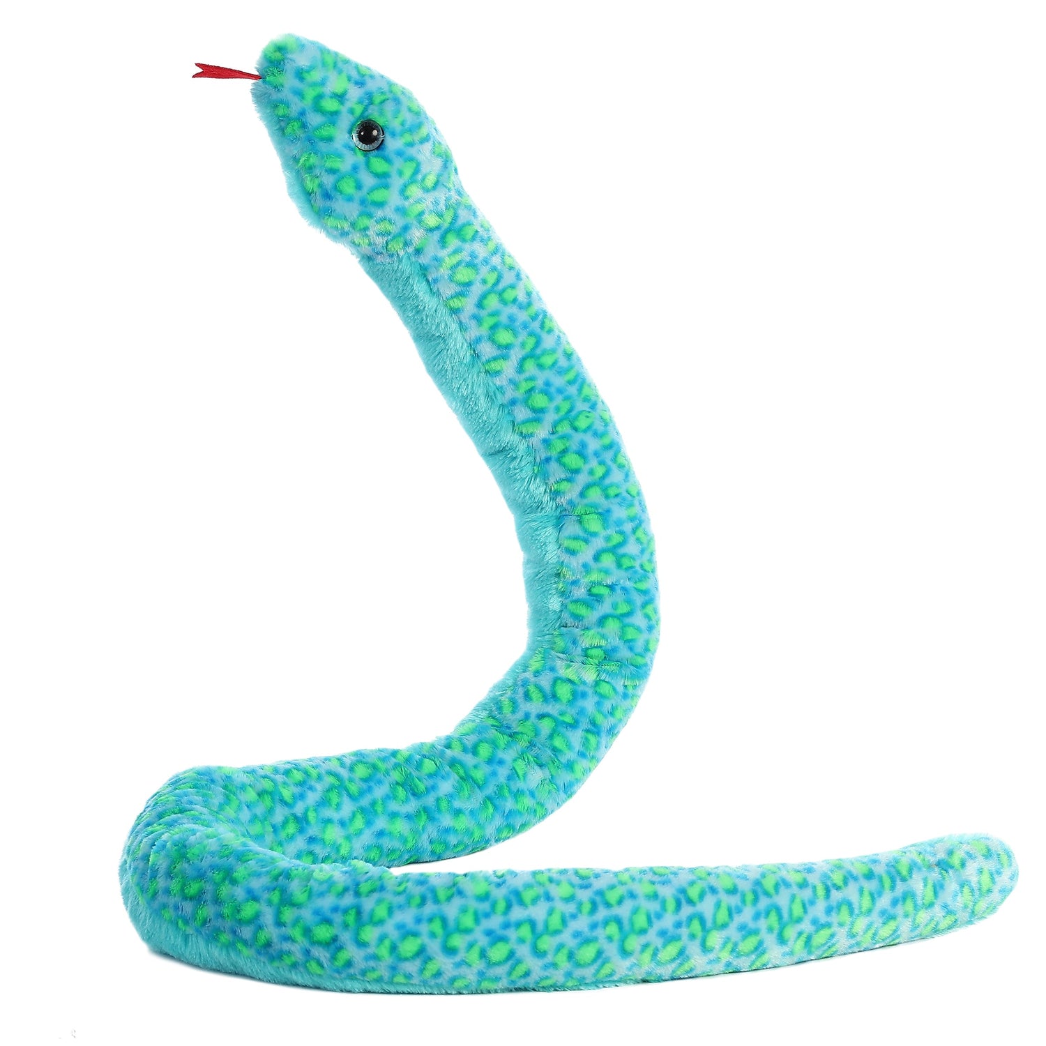 Snake Aqua Plush Toy Stuffed Animal, 53 in