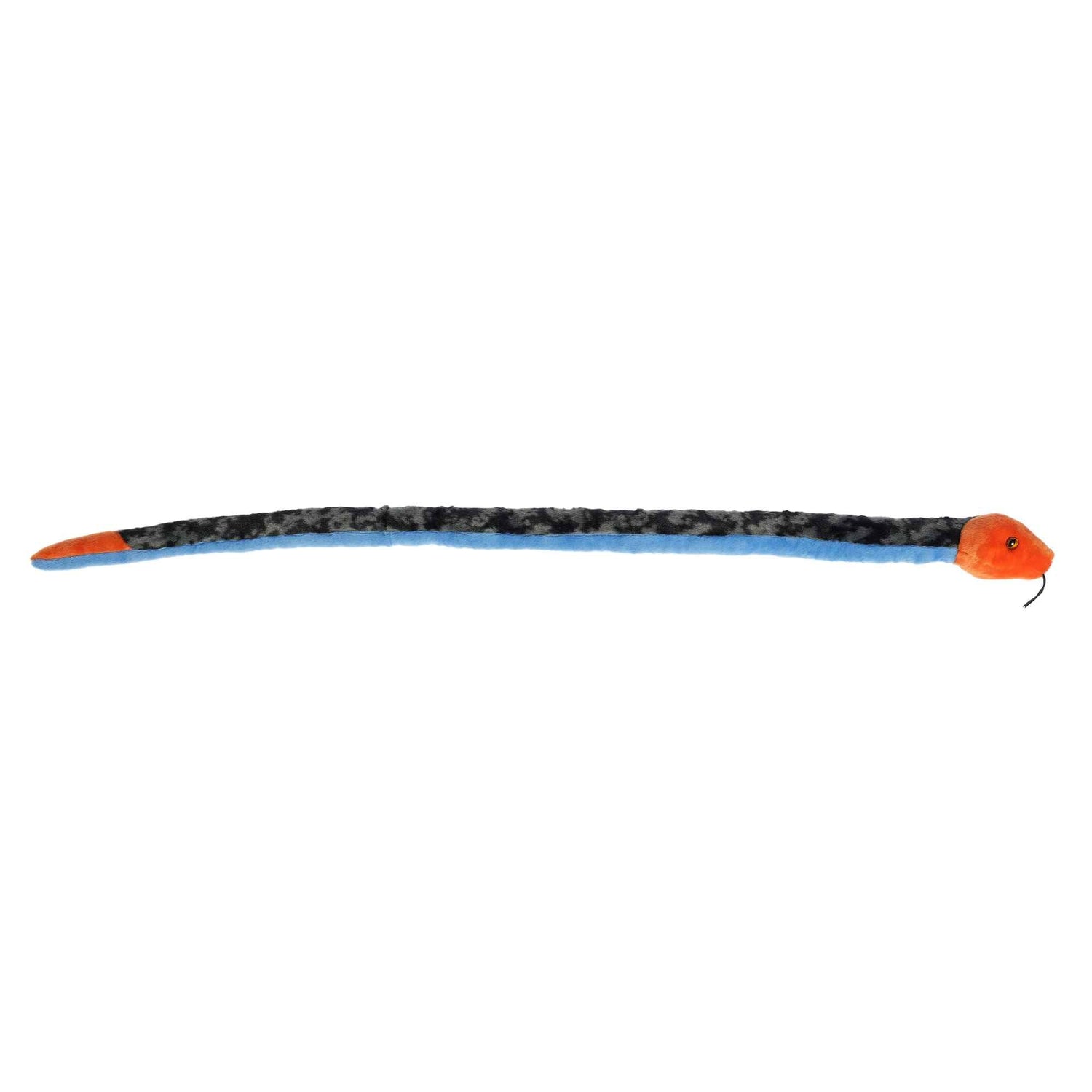 Snake Blue Malayan Coral Snake Plush Toy, 50 in