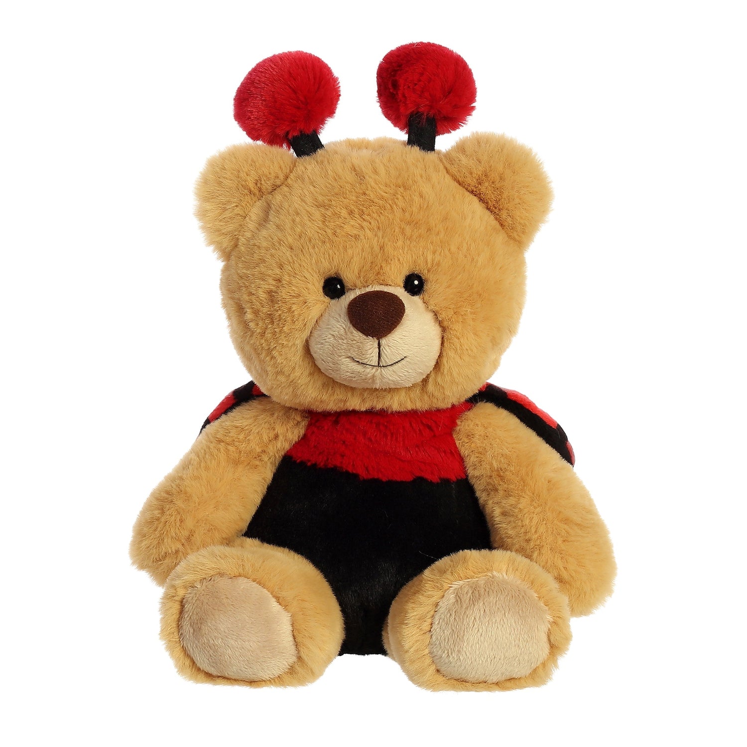 Spring Ladybug Bear Wanna Be Plush Toy, 10 in