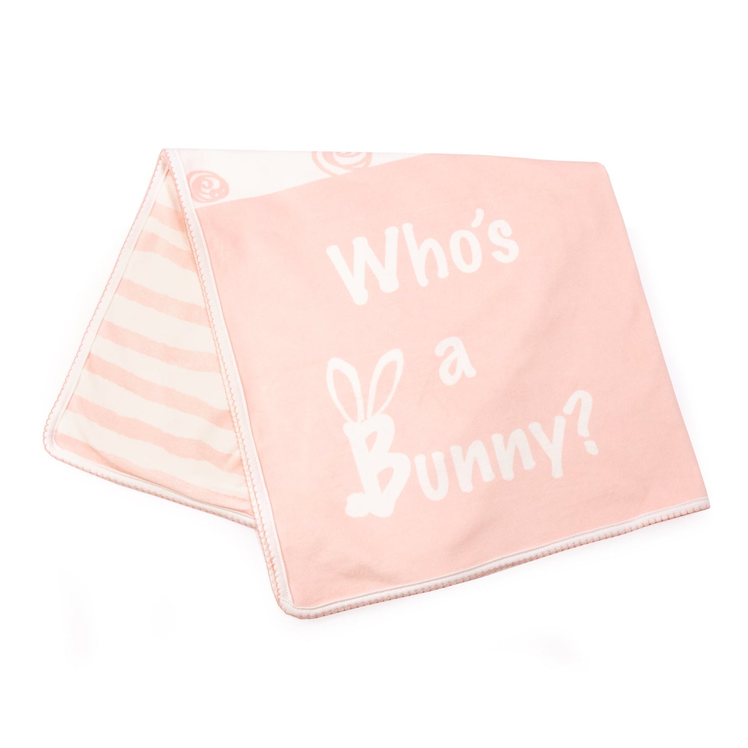 Blossom Who's a Bunny Receiving Blanket
