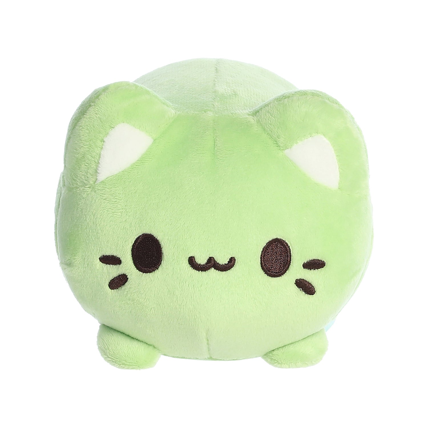 Tasty Peach Green Tea Meowchi Plush Toy, 7 in