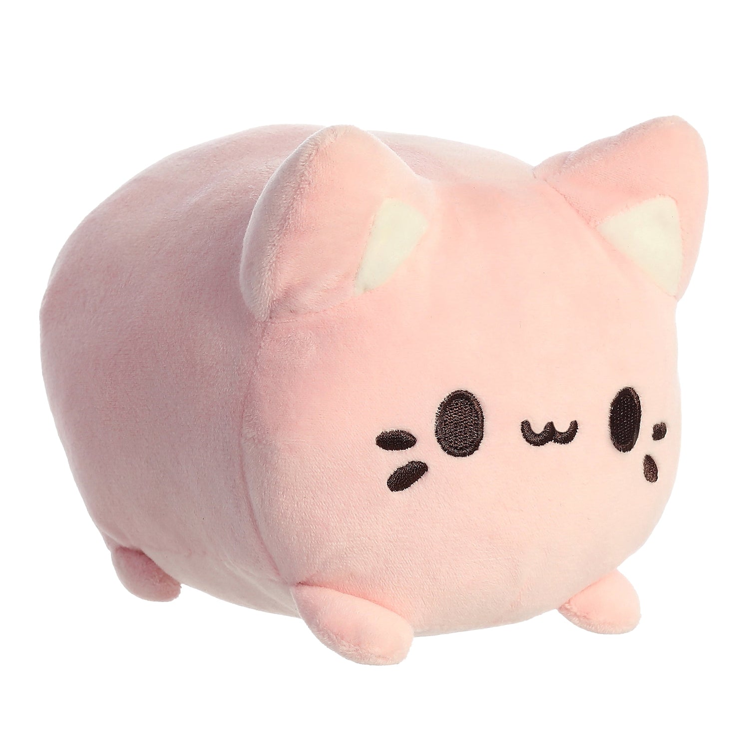 Tasty Peach Strawberry Meowchi Plush Toy, 7 in