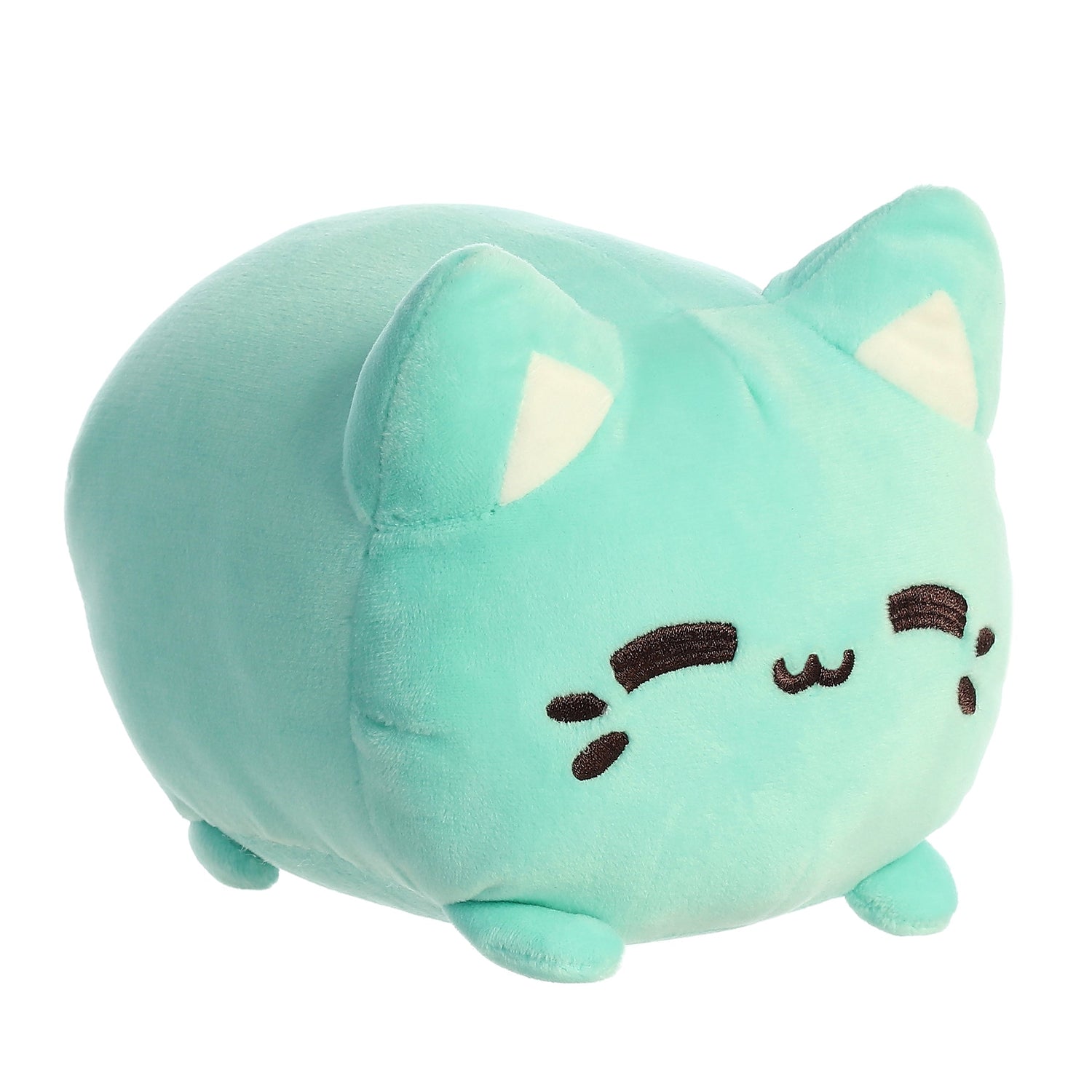 Tasty Peach Mint Meowchi Plush Toy Stuffed Animal, 7 in