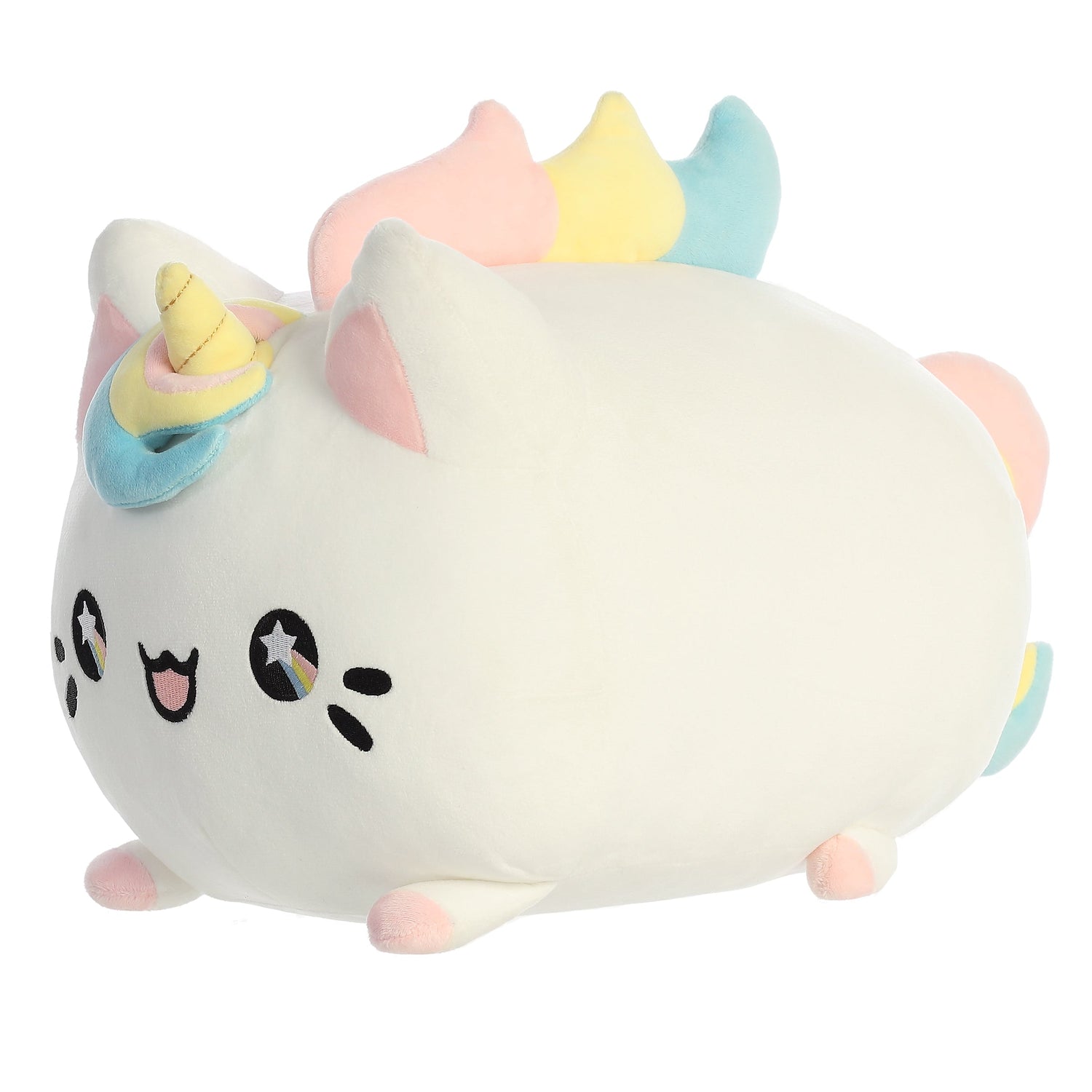 Tasty Peach Unicorn Meowchi Plush Toy Stuffed Animal, 15 in