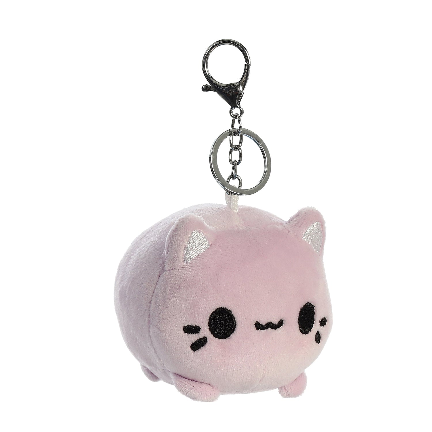 Tasty Peach Taro Meowchi Clip On Plush Toy, 3.5 in