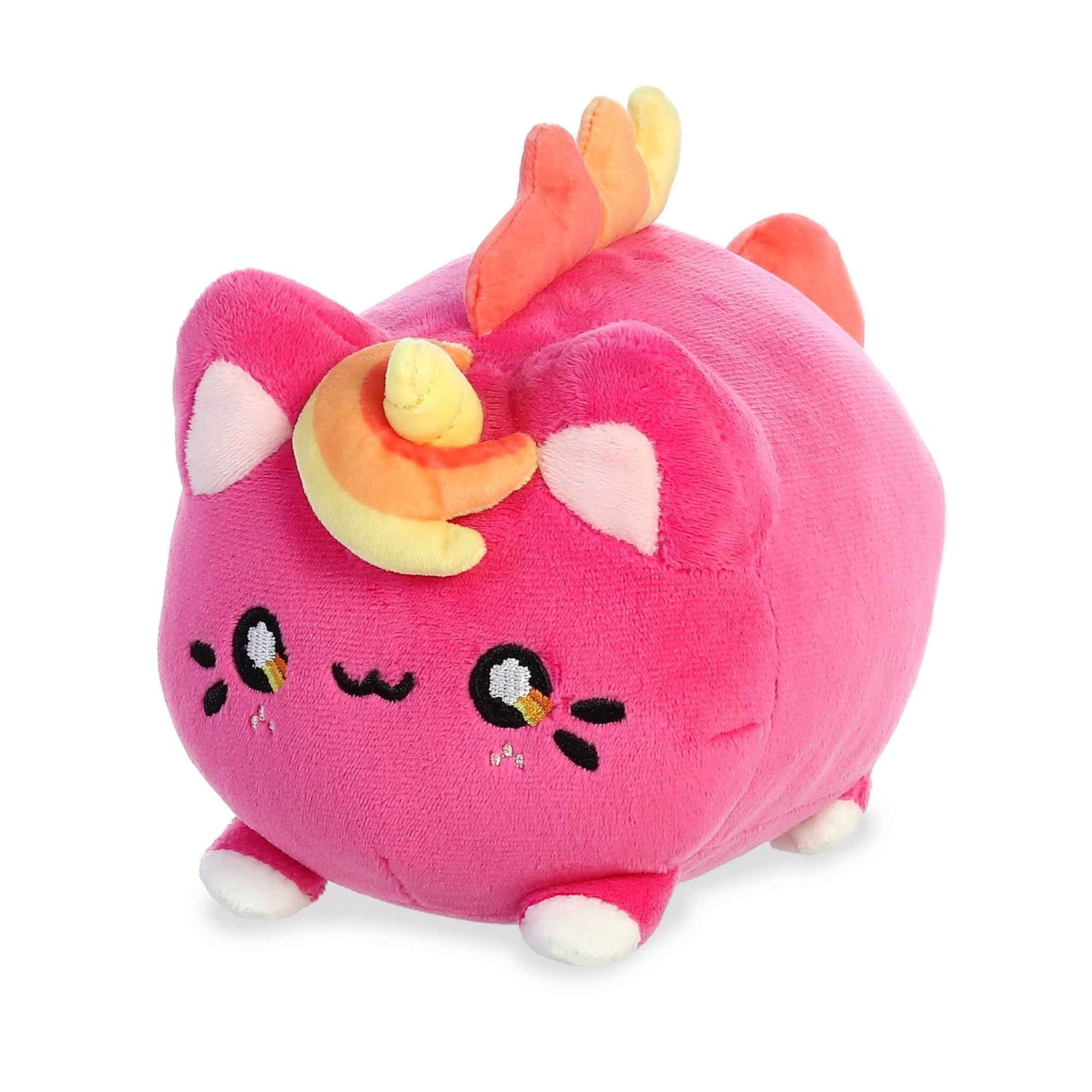 Tasty Peach Berry Sunset Meowchi Plush Toy, 7 in