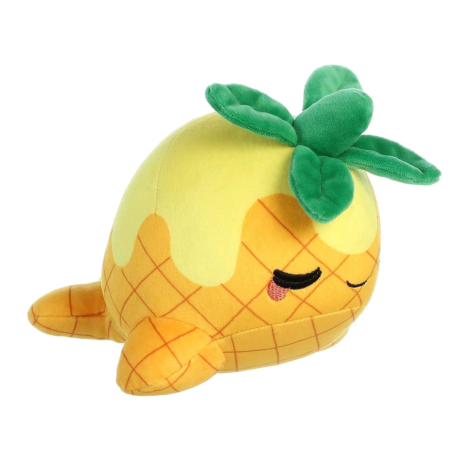 Tasty Peach Pineapple Nomwhal Plush Toy, 7 in