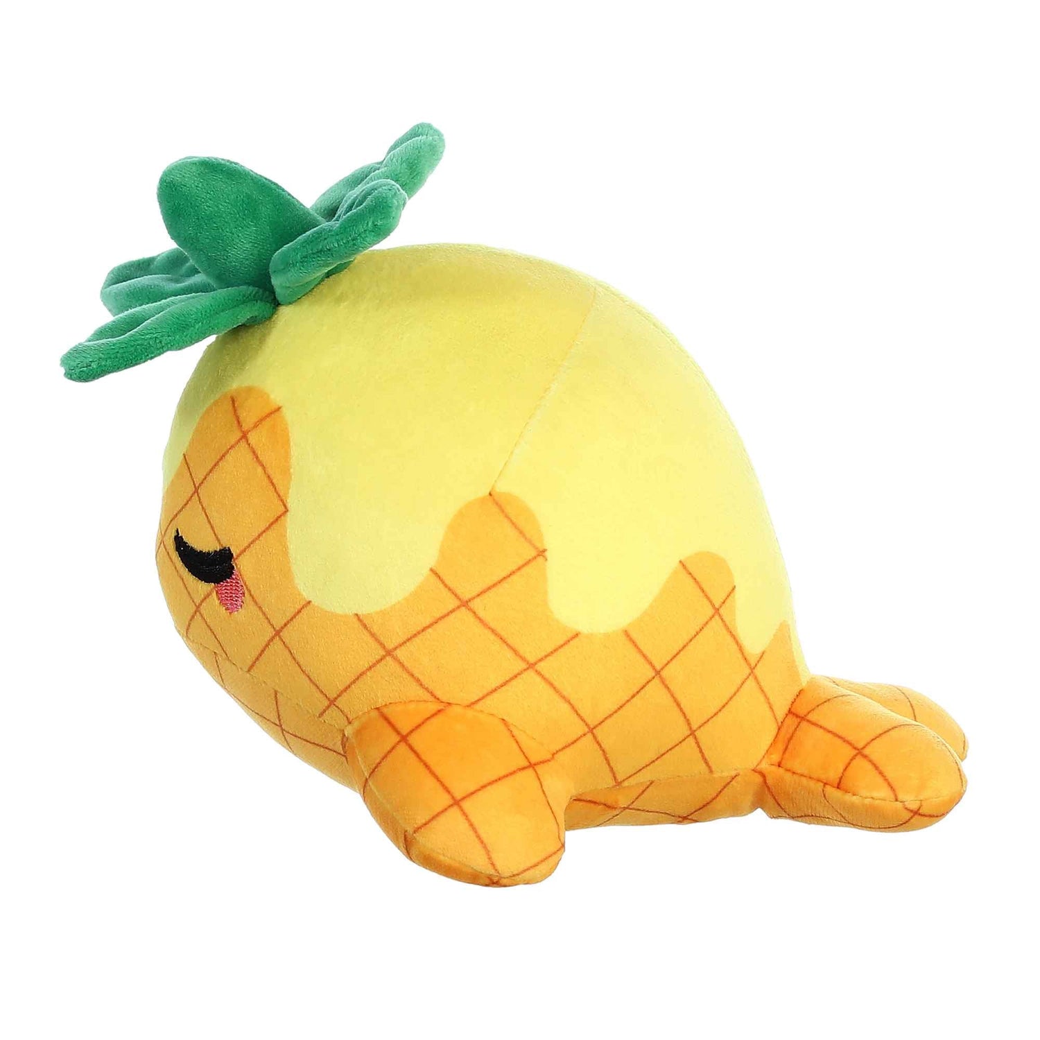 Tasty Peach Pineapple Nomwhal Plush Toy, 7 in