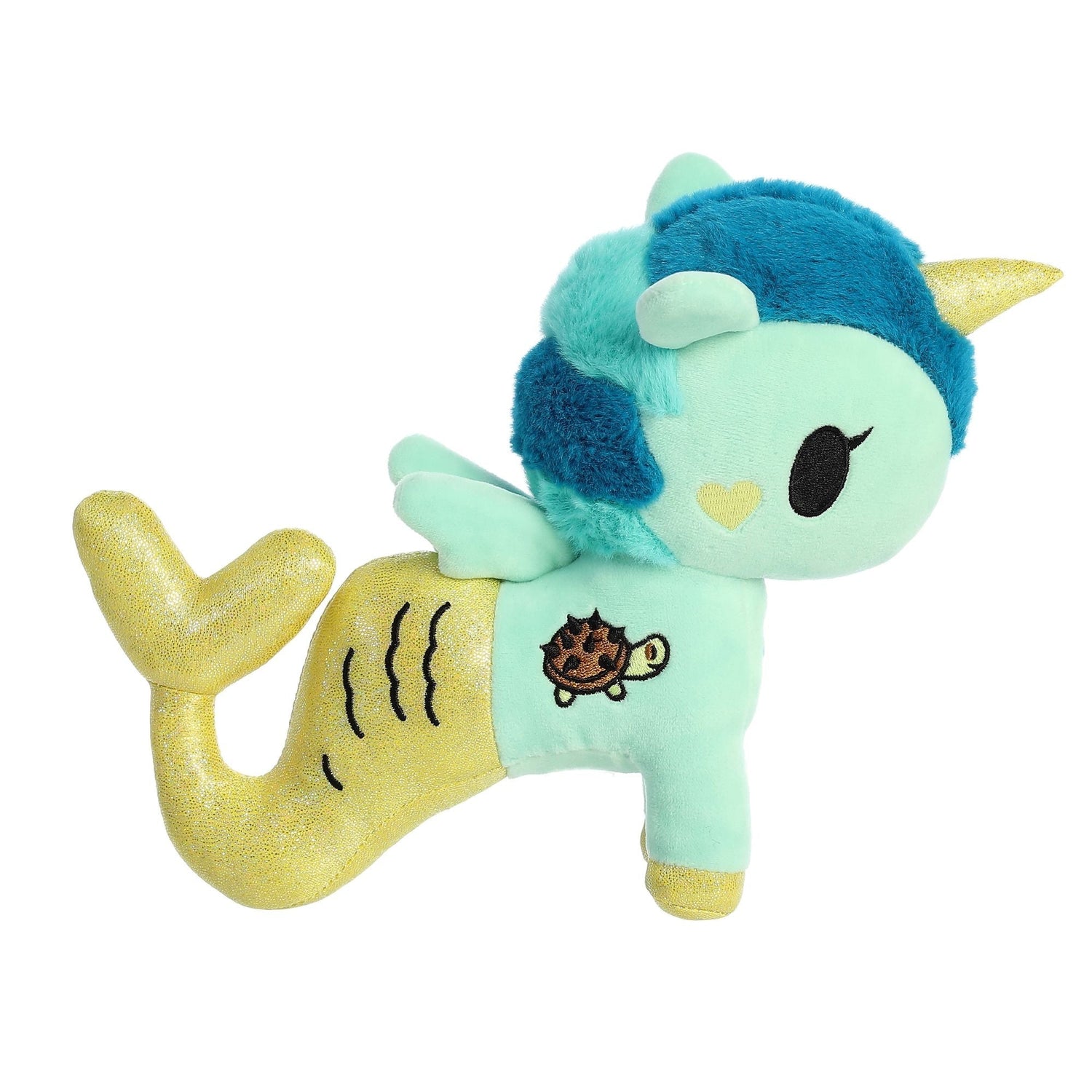 tokidoki Sea Green Plush Toy Stuffed Animal, 7.5 in