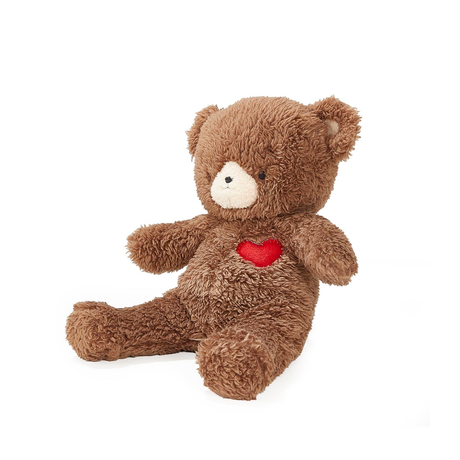 Teddy Love – Soft Stuffed Bear with Heart Patch, 14 Inches