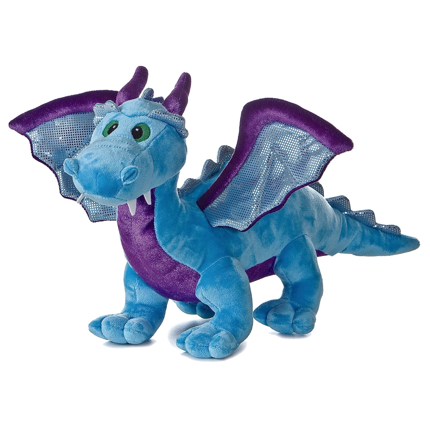 Dinos & Dragons Blue Dragon Plush Toy Stuffed Animal, 18 in
