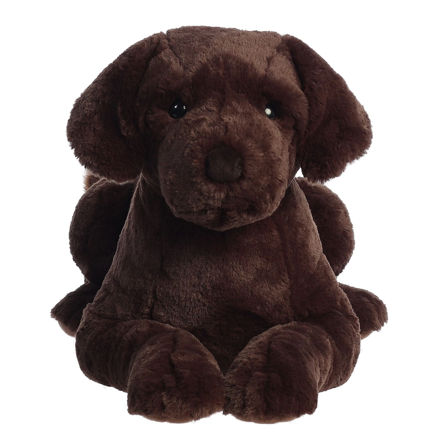 Super Flopsie Chocolate Lab Plush Toy Stuffed Animal, 25 in