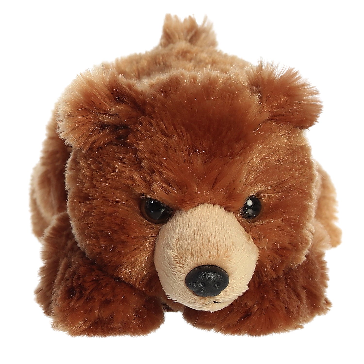 Mini Flopsie Grizzly Bear Plush Toy Stuffed Animal, 8 in