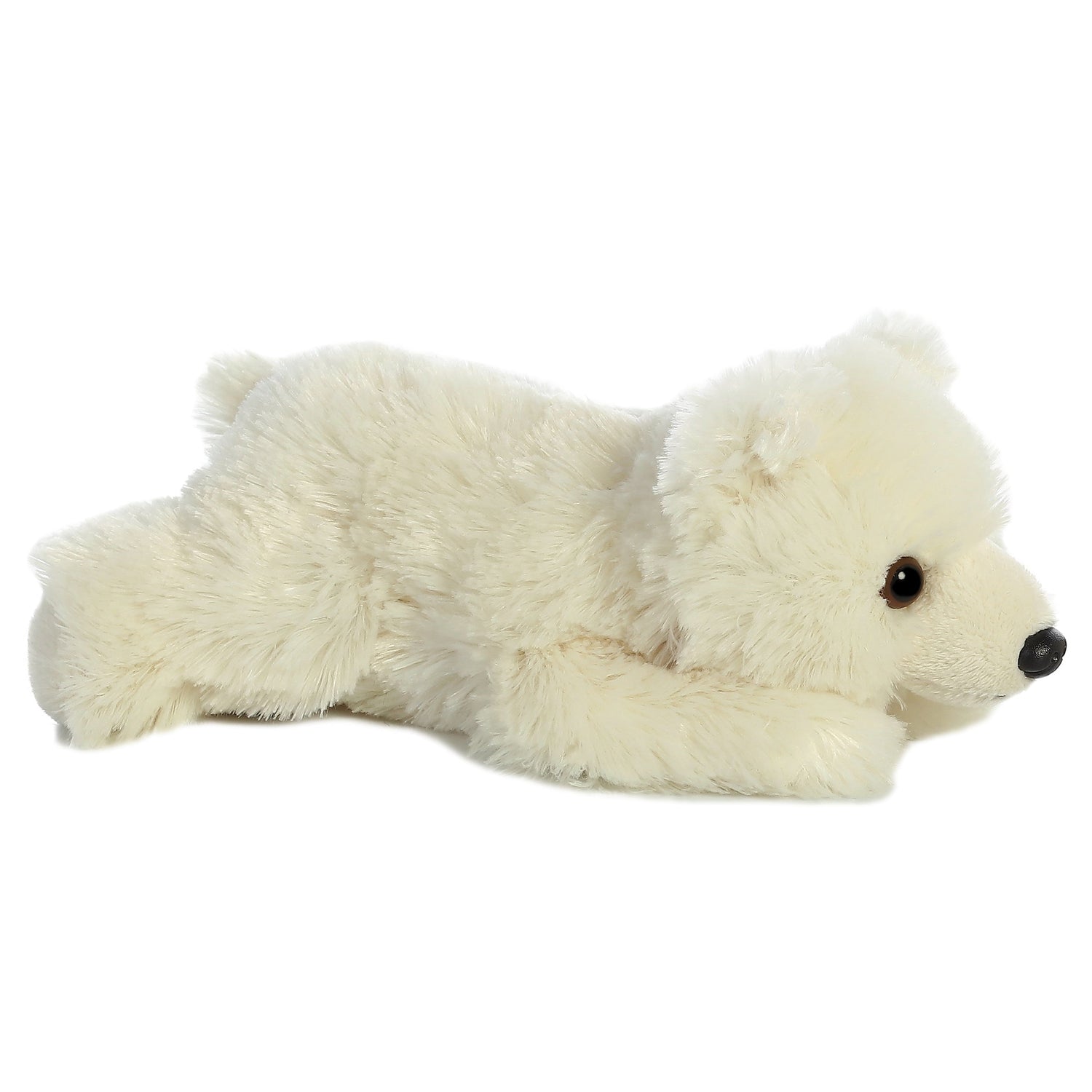 Mini Flopsie Polar Bear Plush Toy Stuffed Animal, 8 in