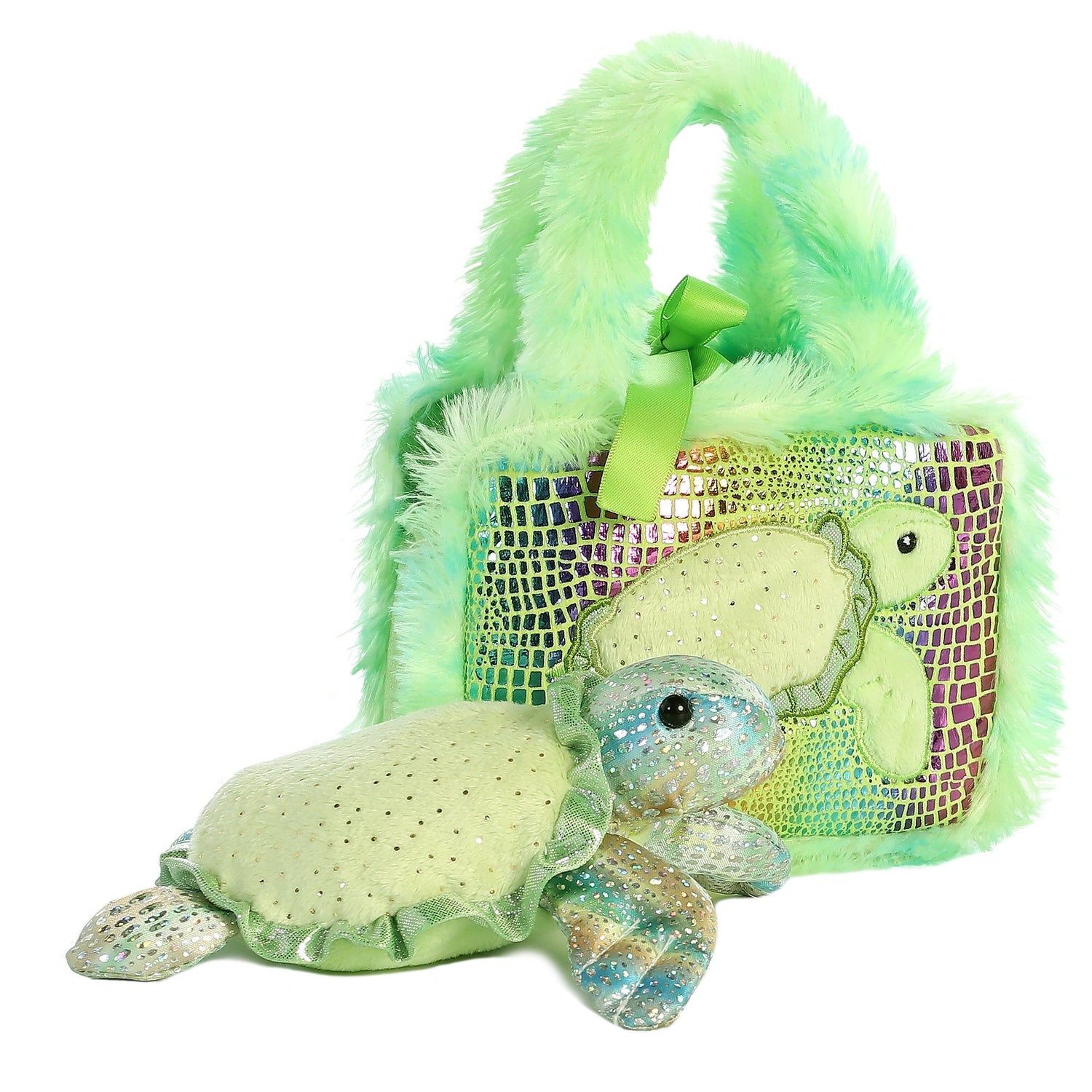 Fancy Pals Sea Turtle Plush Toy Stuffed Animal, 7 in