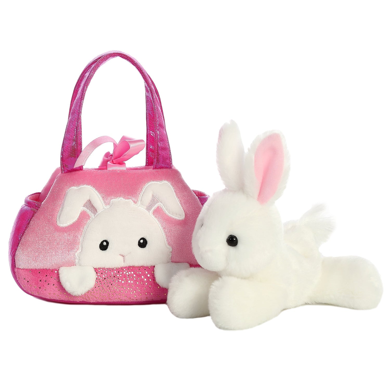 Fancy Pals Peek Boo Bunny Plush Toy Stuffed Animal, 7 in