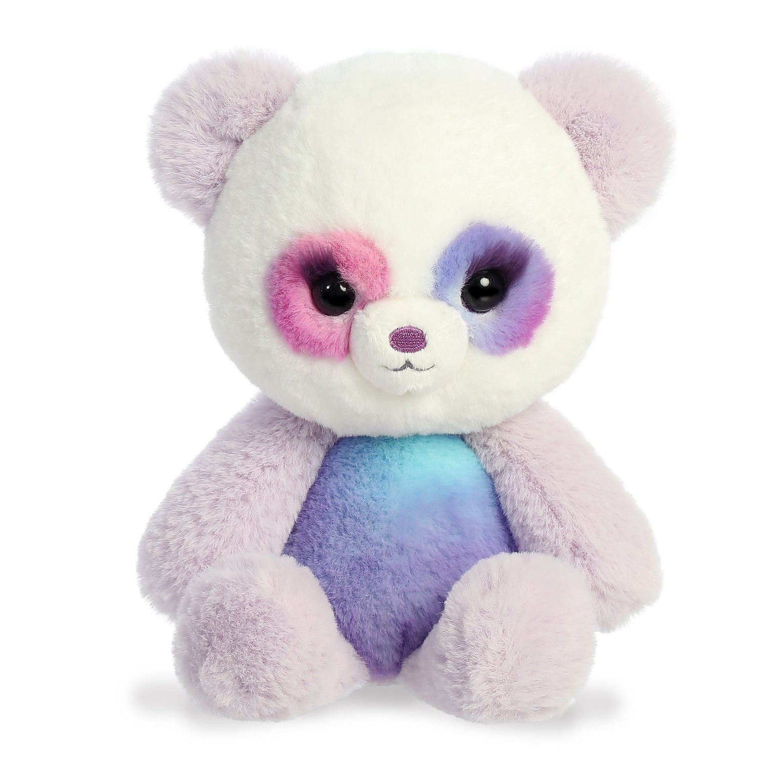 Sweet Pop Grape Swirl Panda Plush Toy Stuffed Animal, 9 in