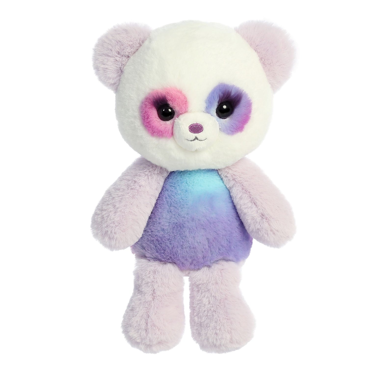 Sweet Pop Grape Swirl Panda Plush Toy Stuffed Animal, 9 in