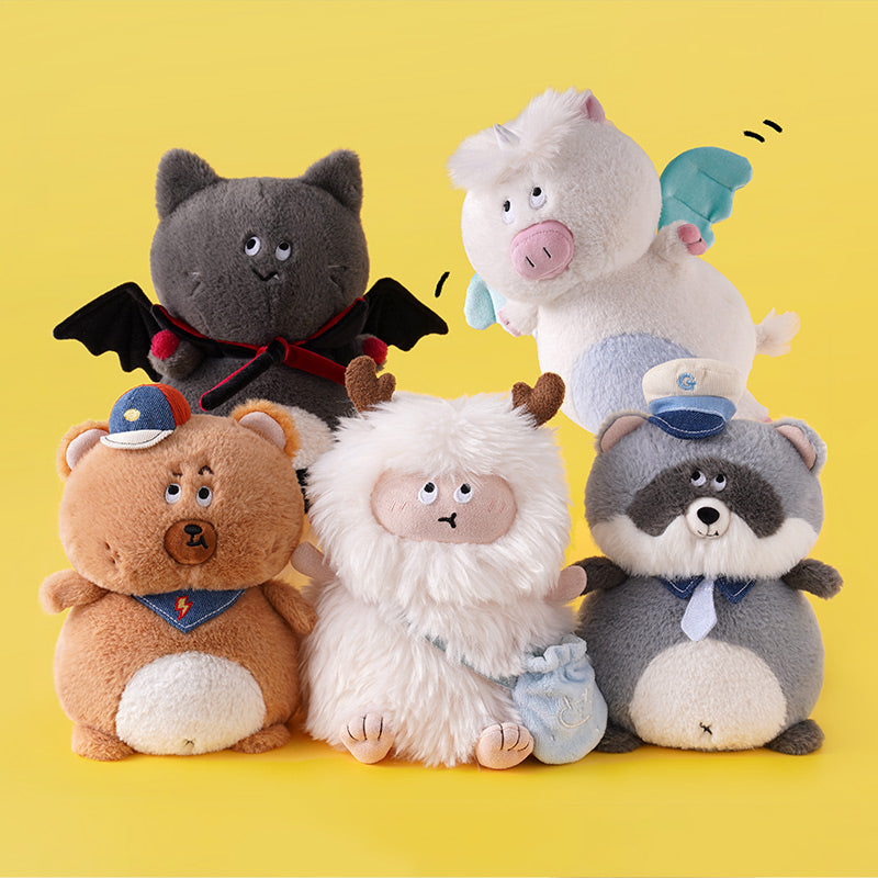 Glee Beanx – Chubby Series Plush - Bob the Bear 22cm
