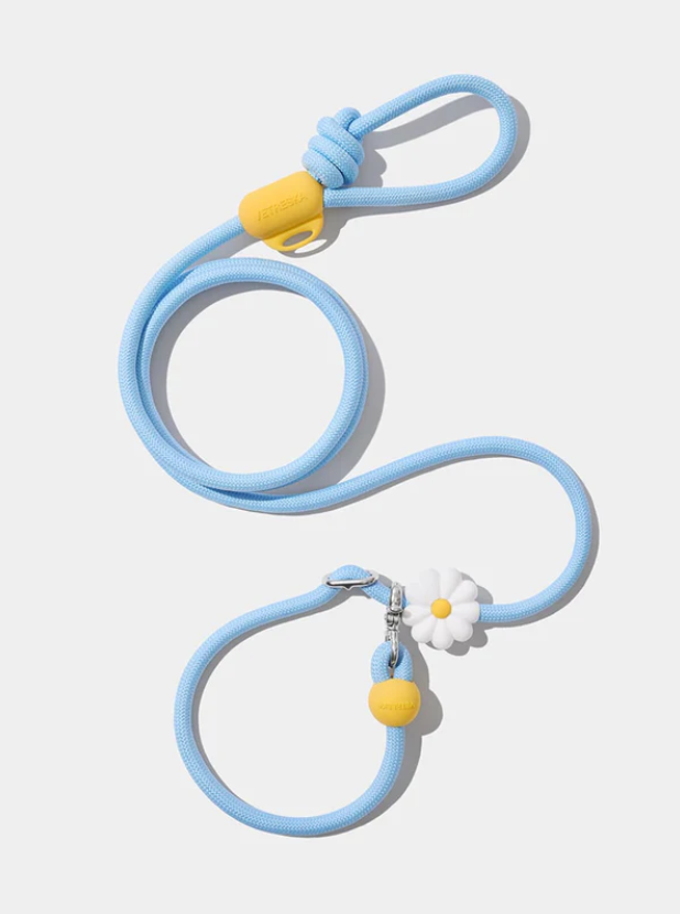 Hands-Free Rope Dog Leash – 3-Mode Adjustable, 4.4–8.2 ft, 0.5 in