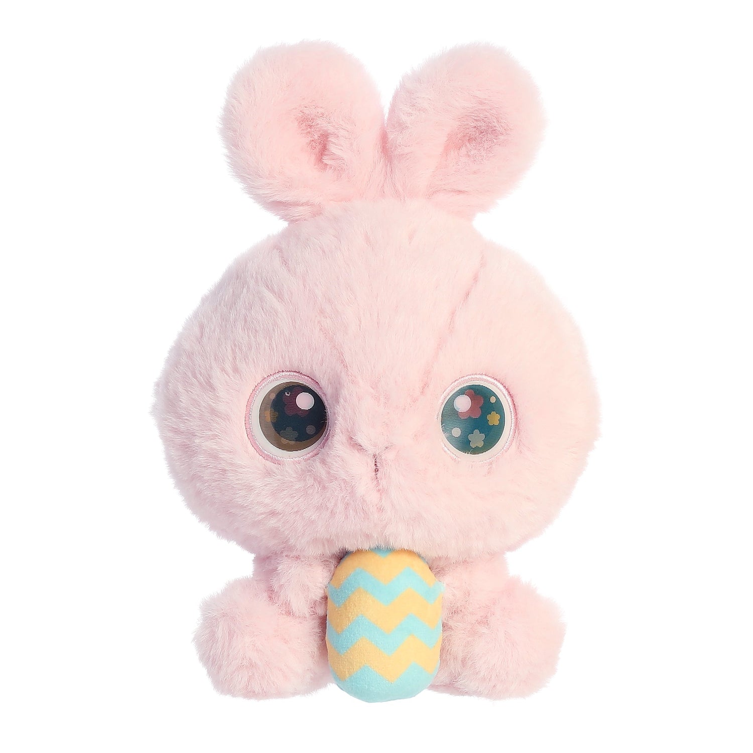 Spring Flower Bunny Plush Toy Stuffed Animal, 6 in