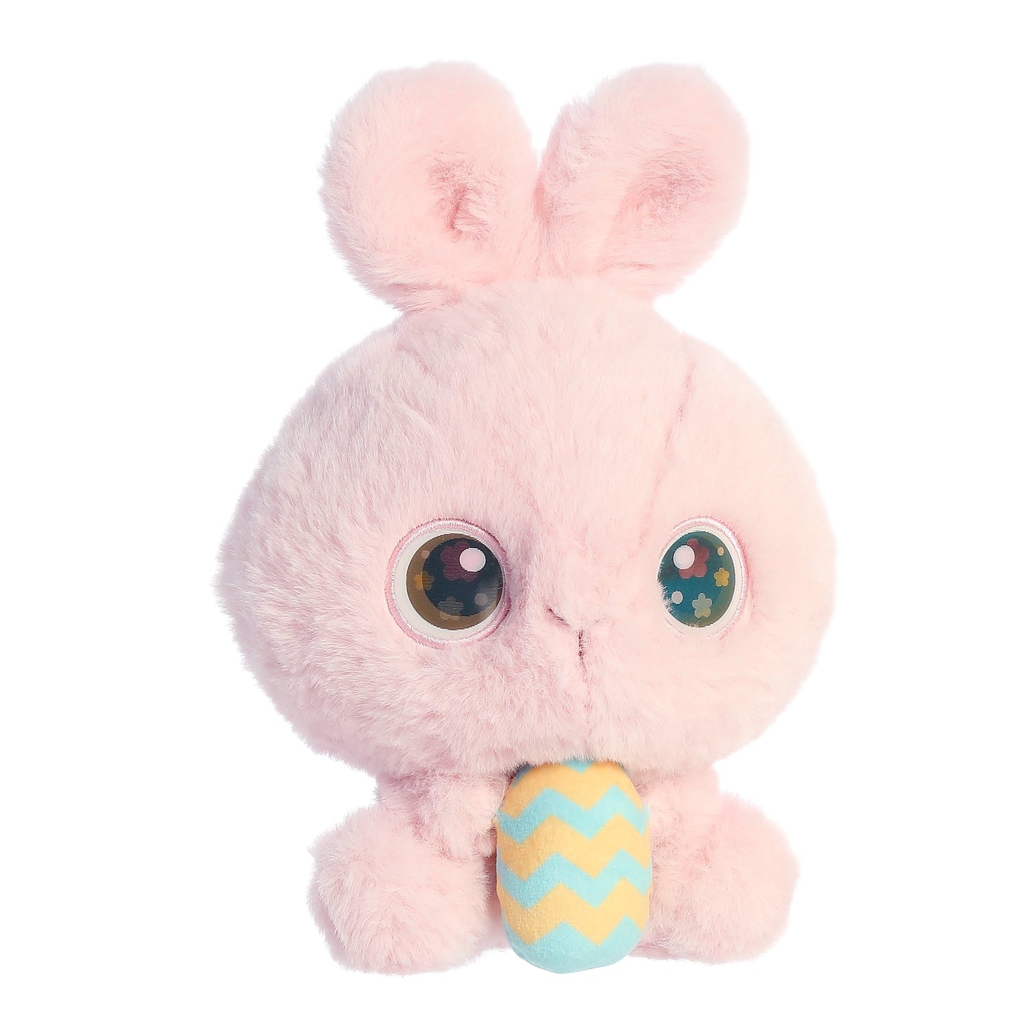 Spring Flower Bunny Plush Toy Stuffed Animal, 6 in