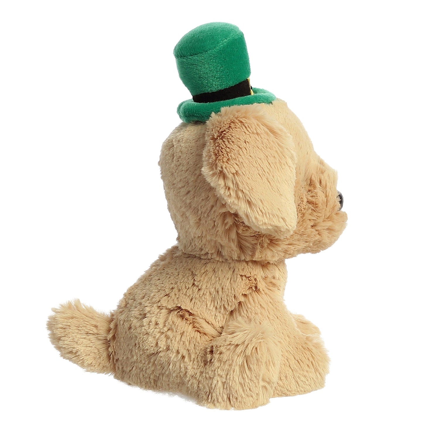 St. Patrick's Day Golden Lab Plush Toy Stuffed Animal, 6 in