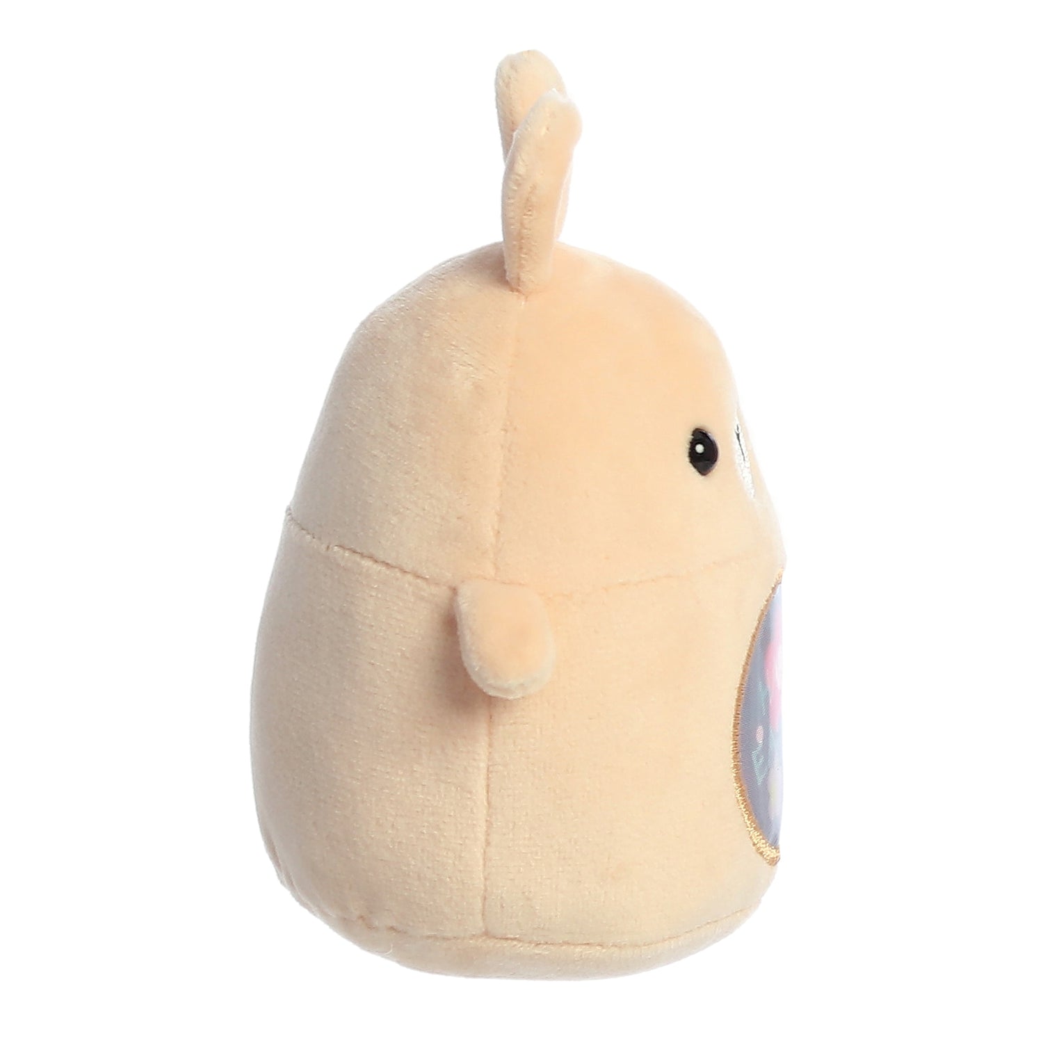 Spring Happy Easter Bunny Tan Plush Toy, 3.5 in