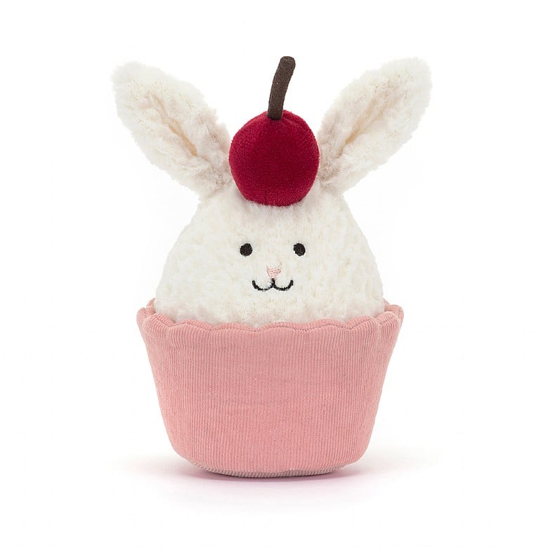 Dainty Dessert Bunny Cupcake 14cm