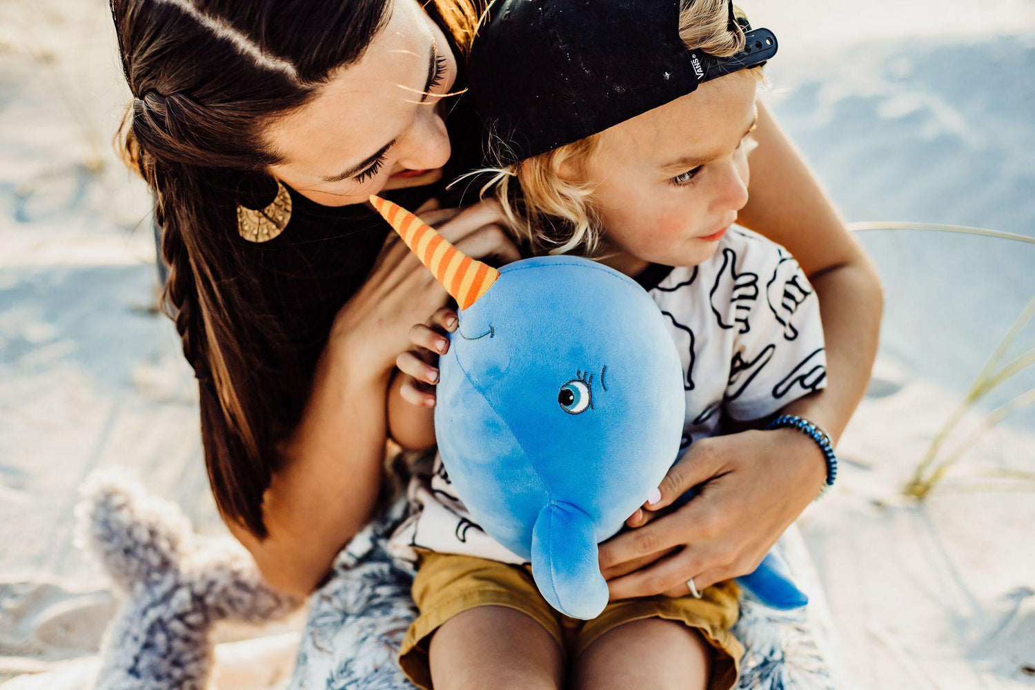 Wally Narwhal – Soft Plush Sea Toy, 15 Inch