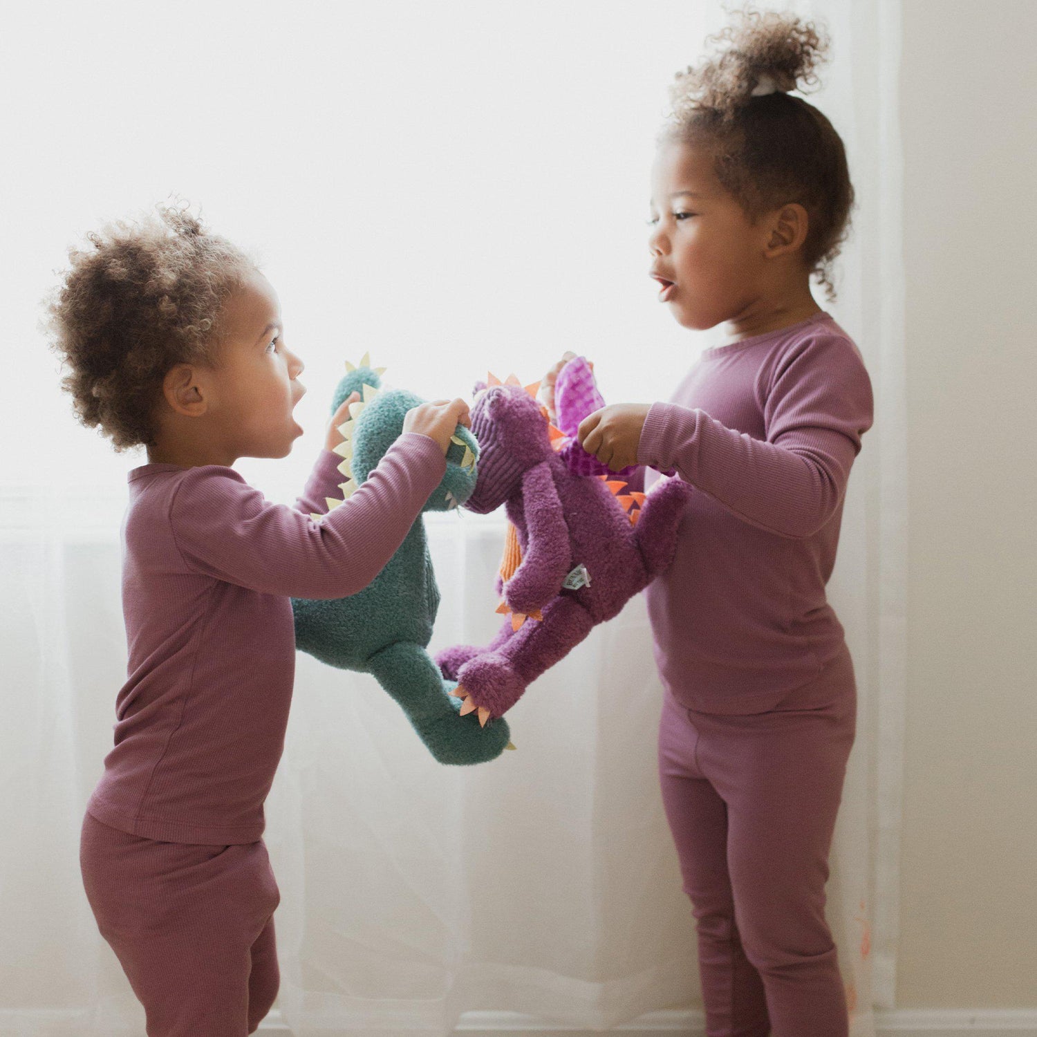 Plush Dragon Toy – Dunkin Purple & Orange Dragon, 13 in