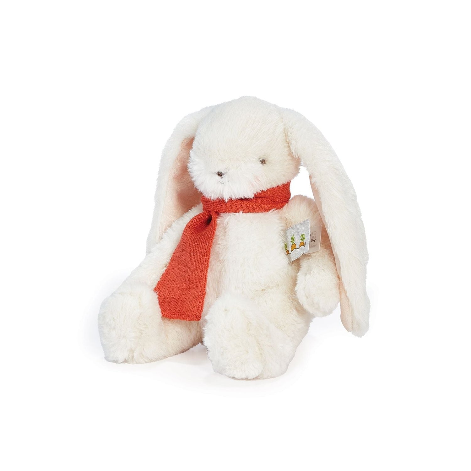 Holiday Wee Nibble Cream Bunny - Red Scarf