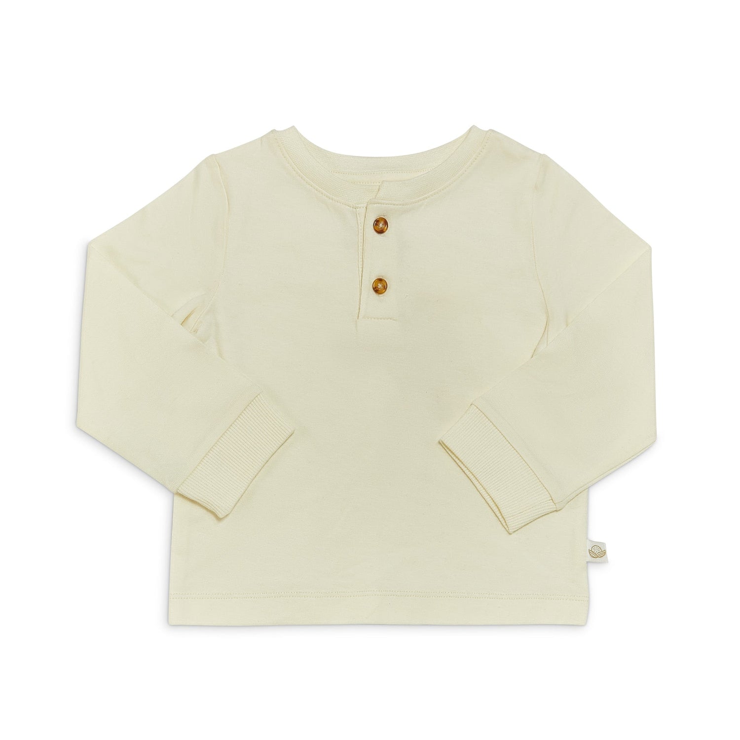 Organic Long Sleeve Bunny Pant Set - Sugar Cookie