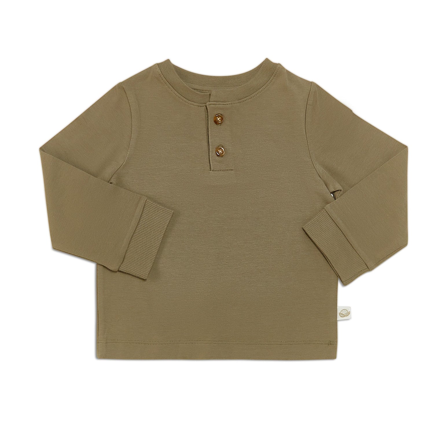 Organic Long Sleeve Bunny Pant Set - Bayleaf