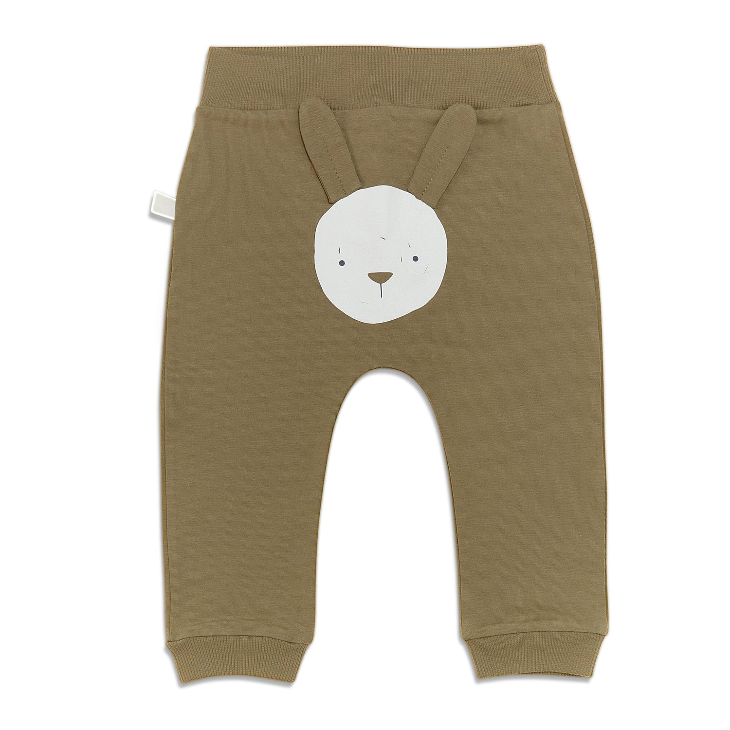 Organic Long Sleeve Bunny Pant Set - Bayleaf