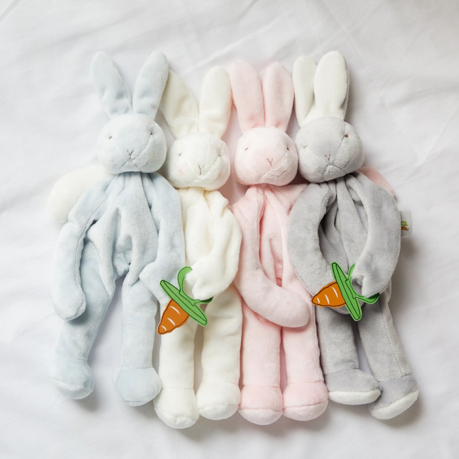 Plush Bunny Pacifier Holder – Bun Bun Silly Buddy, 10 in