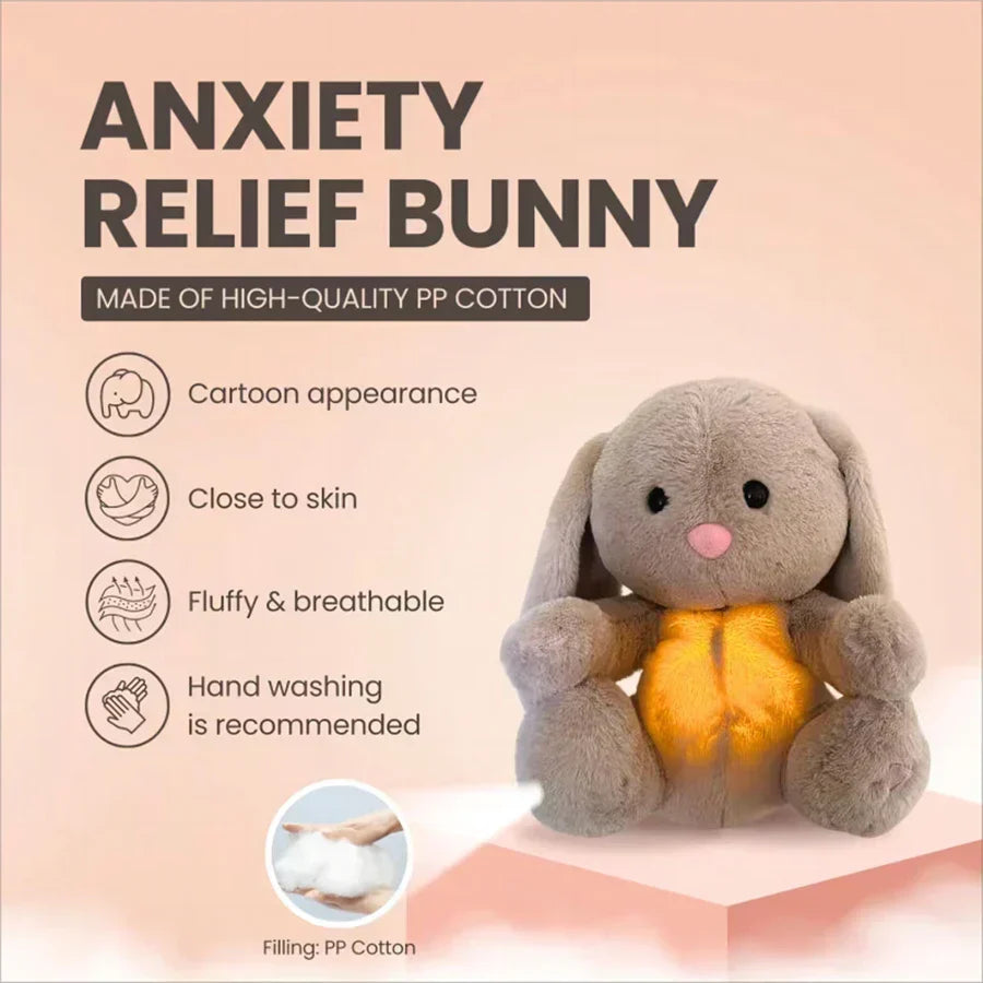 Bunny Breathing Musical Plush Toy