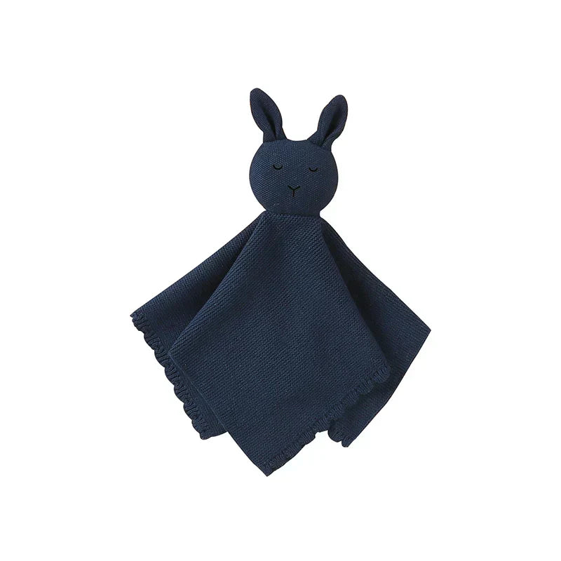 Soft Cotton Gauze Bunny Baby Security Blanket