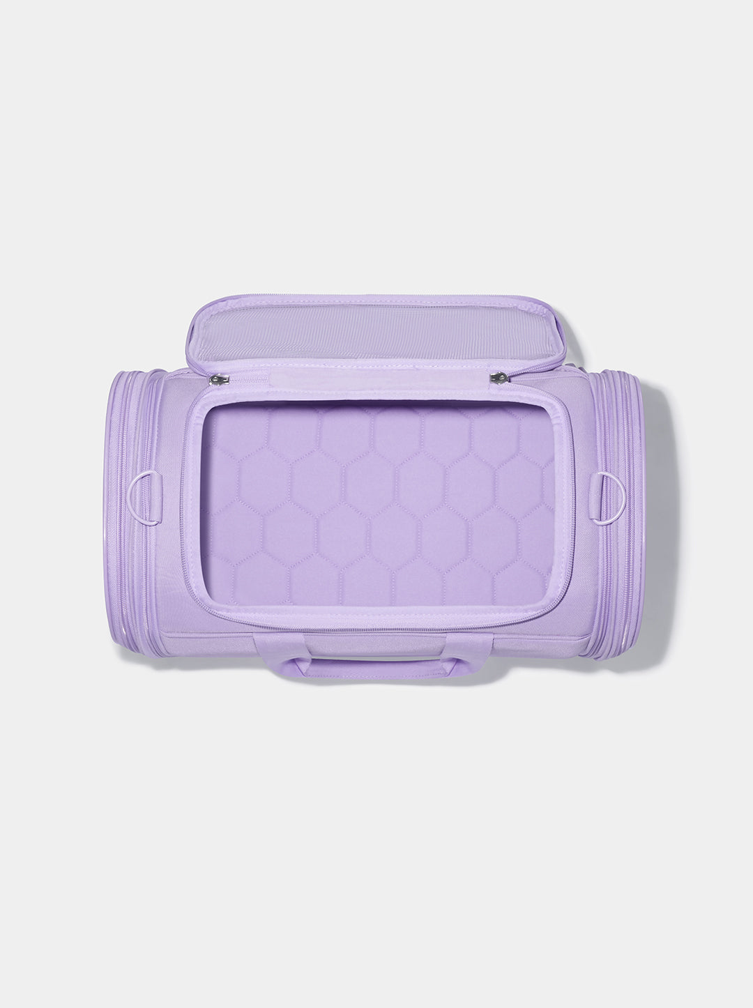 Sac de transport extensible pour chat et petit chien – Polyester violet, taille ajustable de 45 à 100 cm