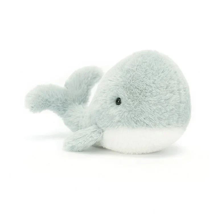 Wavelly Whale Grey 15cm