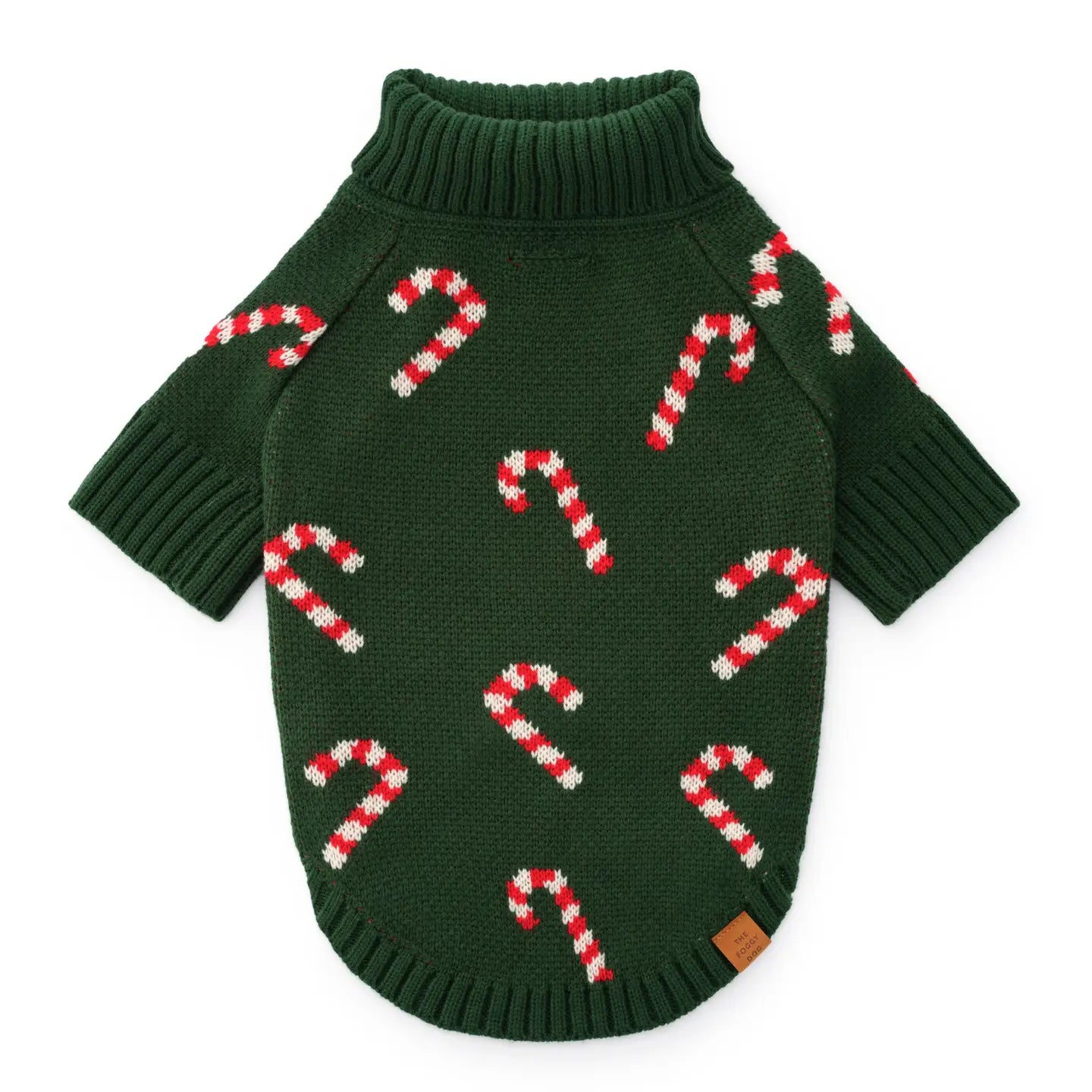 Gingerbread Pattern Dog Sweater