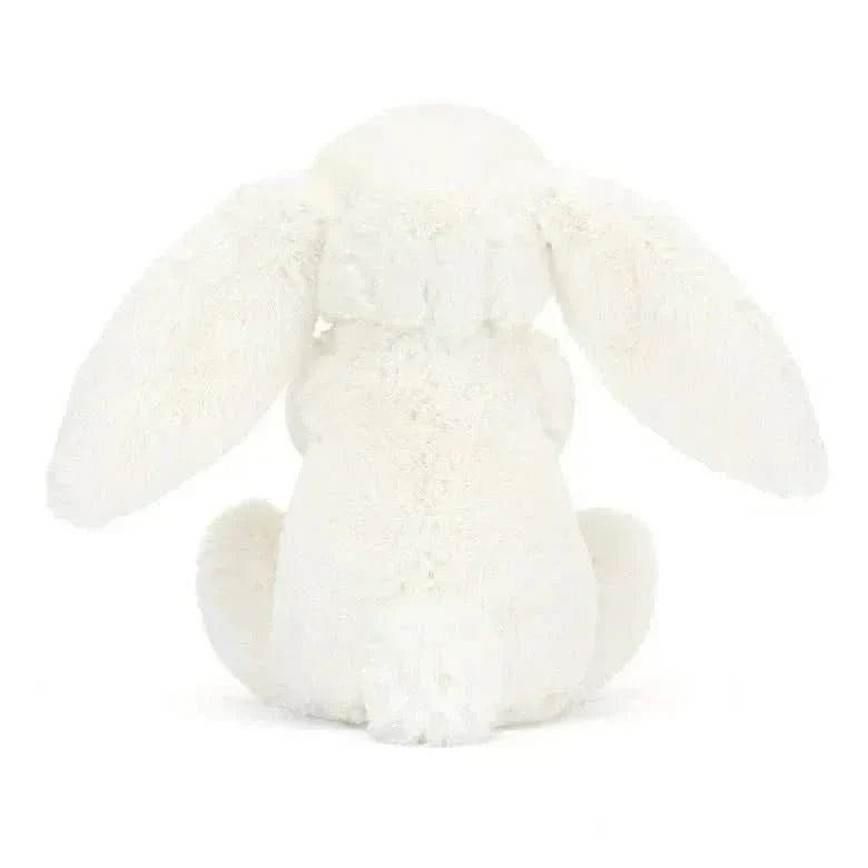 Plush White Bunny with Carrot – 18cm - Waydiy