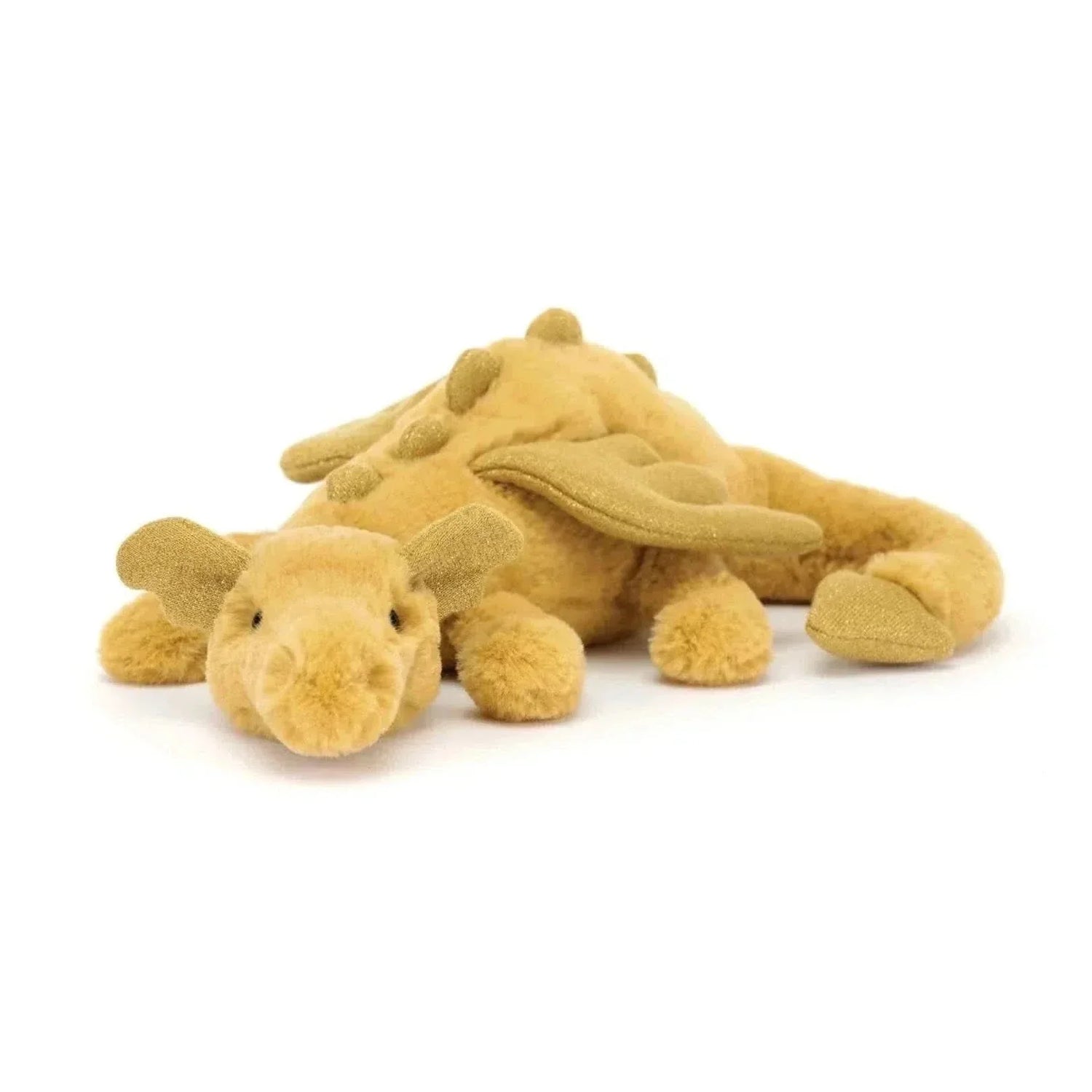 Plush Golden Dragon Soft Toy – 30cm - Waydiy