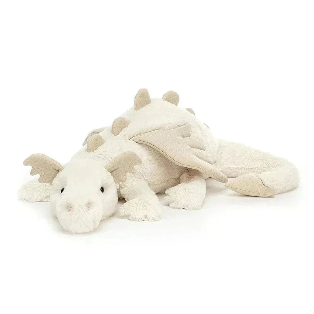Plush Snow Dragon Soft Toy – 66cm - Waydiy