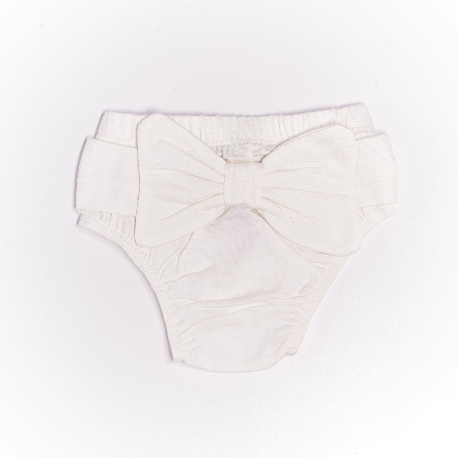 Organic Bow-Tu-Ful Panty - Bunny White