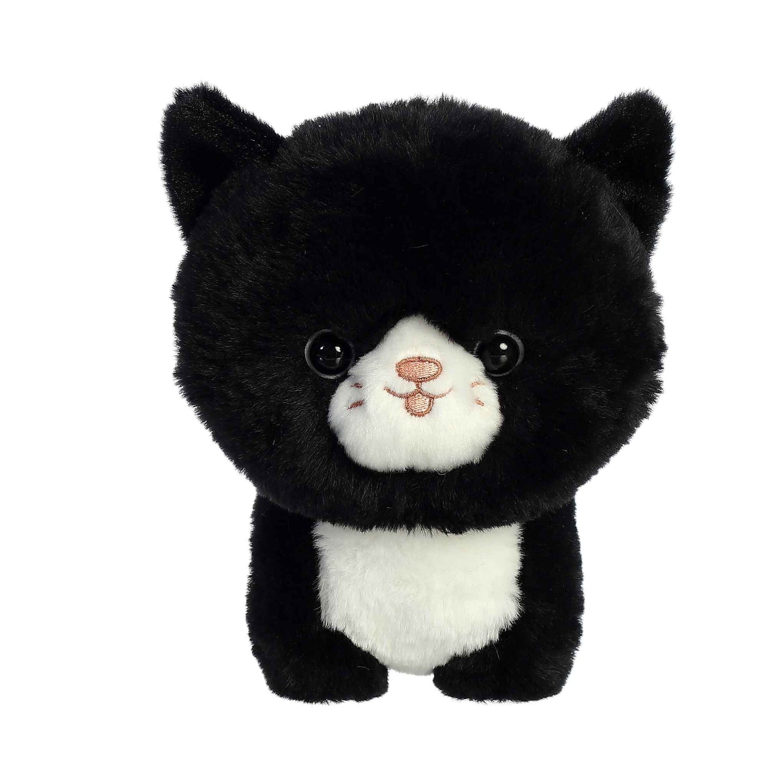 Teddy Pets Tuxedo Cat Plush Toy Stuffed Animal, 7 in