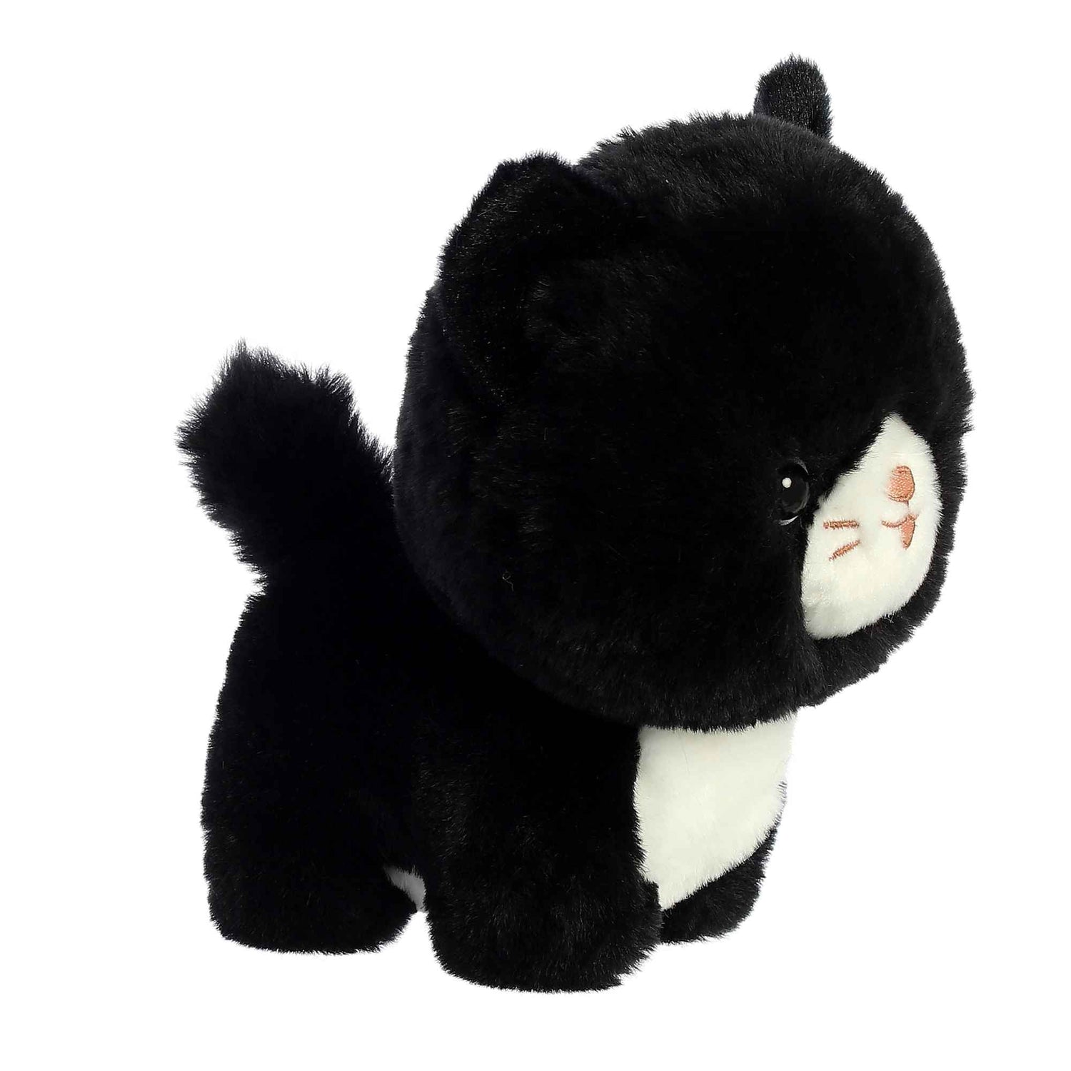 Teddy Pets Tuxedo Cat Plush Toy Stuffed Animal, 7 in